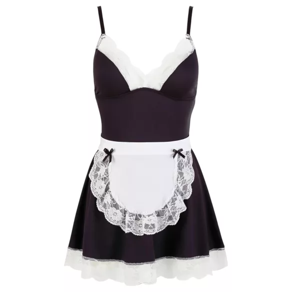 Cottelli - Maid Outfit with Apron (Black & White) - L