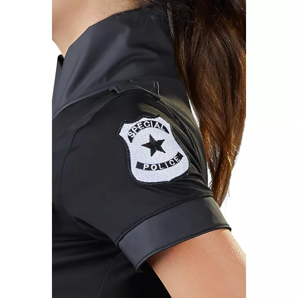 Cottelli Police - Women's Officer Costume Dress (Black) - XL