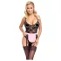 Cottelli - Sheer Maid Costume (Black-Pink) - M