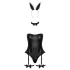 Cottelli - Bunny Costume - Black (3 Piece) - L