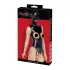 Bad Kitty - Open-Front Body Suit & Mask (Black) - L