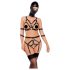 Bad Kitty - Body Harness Set and Mask (Black) - L