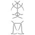 Cottelli - Decorative Body Harness and Thong (Black) - S-L