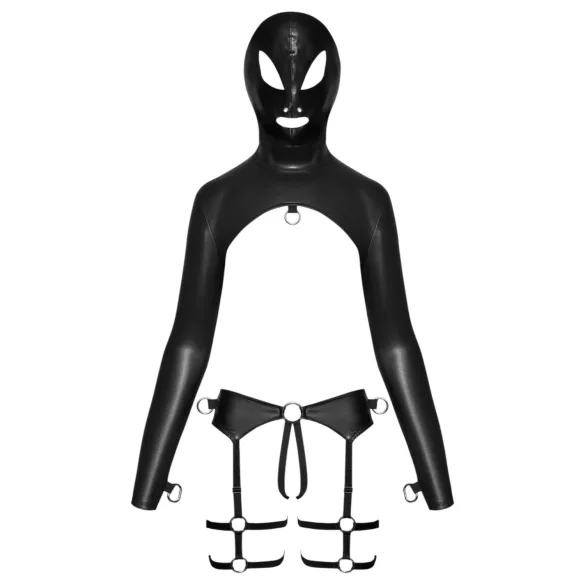 Bad Kitty - BDSM lingerie set (black)