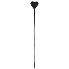 Heart-Shaped Silicone Wand - Black