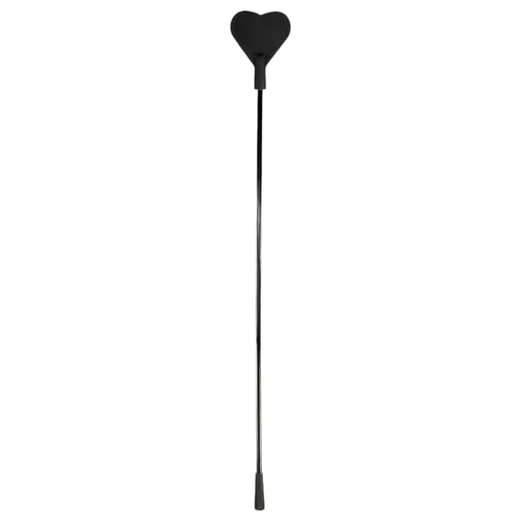 Heart-Shaped Silicone Wand - Black