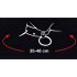 Bad Kitty - Heart Collar and Metal Leash (Black)