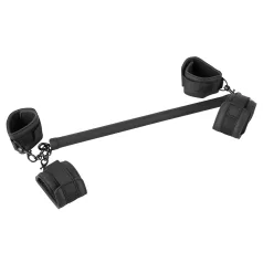 Fetish - Faux Leather Restraint Rod Set (6 pieces) - Black