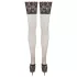 Cottelli Plus Size - Thigh High Stockings with 15cm Lace Trim (Black) - 8
