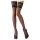 Cottelli - Black Floral Lace Thigh-Highs - 3
