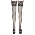 Cottelli - Black Floral Lace Thigh-Highs - 5