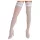 Cottelli - Lacy Floral Thigh-Highs (White) - 4/L