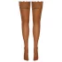 Cottelli - Lace & Floral Thigh-High Stockings (Nude) - 4/L