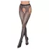 Cottelli Legwear - Open, Shimmering Black Stockings (S-L)