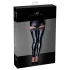Noir - Lacy Shiny Thigh-High Stockings (Black) - L