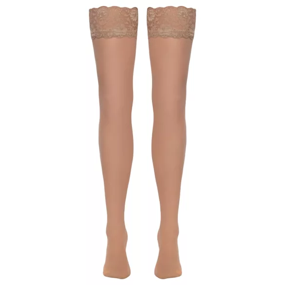 Cottelli - Silky Thigh-High Stockings (Natural)