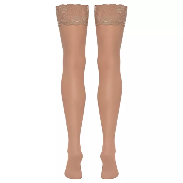 Cottelli - Silky Thigh-High Stockings (Natural)