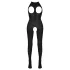 NO:XQSE - open, halterneck, black catsuit (S-L)