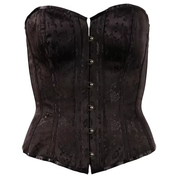 Cottelli - Embroidered Party Corset (Black) - L