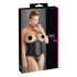 Cottelli Plus Size - Black Satin Waist Corset