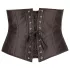 Cottelli Plus Size - Black Satin Waist Corset - 3XL