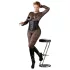 Cottelli Plus Size - Black Satin Waist Corset - 4XL