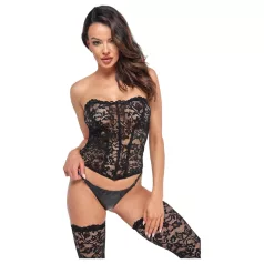 Noir - Lace Corset (Black)