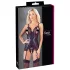 Cottelli - Lace Open Top & Thong Set (Black) - XL