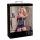 Abierta Fina - Shimmering Chain Top & Thong Set (Black) - 85B/L