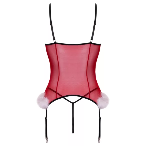 Cottelli - Christmas Lingerie Set (Red) - L/XL