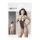 NO:XQSE - Open Rhinestone Bodysuit - Black (S-L)
