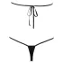 NO:XQSE - Open Rhinestone Bodysuit - Black (S-L)