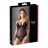 Cottelli - Velvet Adjustable Bodysuit (Black)