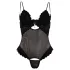 Cottelli - Velvet Adjustable Bodysuit (Black)