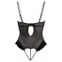 Cottelli - Velvet Adjustable Bodysuit (Black)