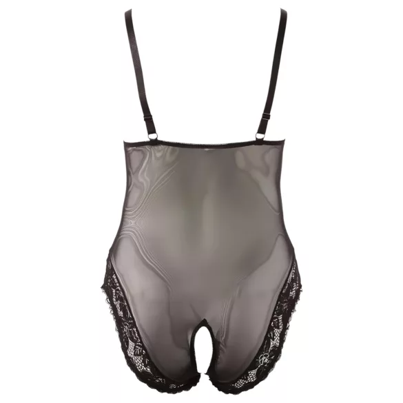 Cottelli Plus Size - Black Lace Bodysuit