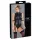 Cottelli Bondage - Shiny Sleeveless Bodysuit with Cuffs (Black) - M