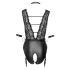 Cottelli Bondage - Lace Halter Bodysuit (Black) - L