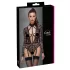Cottelli - Sheer Strappy Bodysuit (Black)
