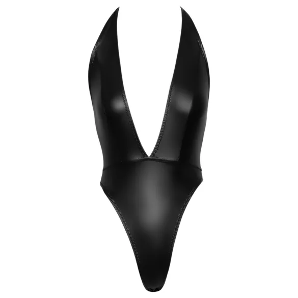 Cottelli Party - Glossy Halterneck Bodysuit (Black) - M