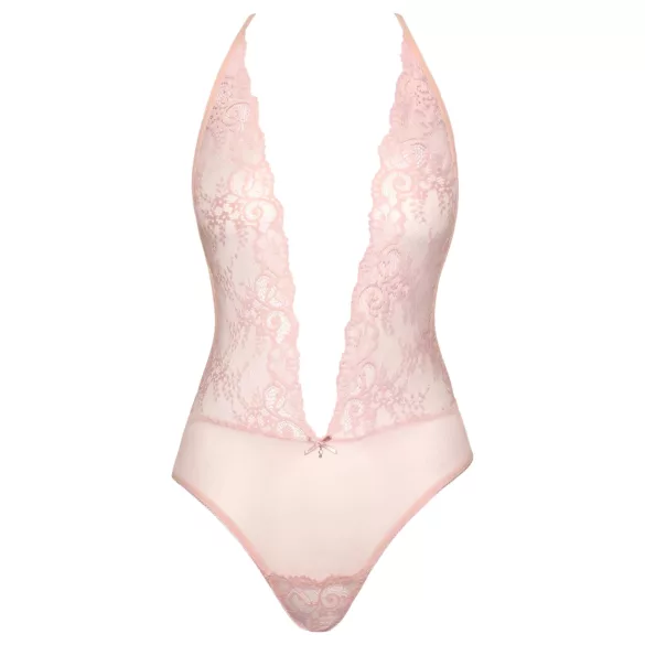 Kissable Lace Bodysuit (Pink) - L/XL