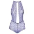 Kissable - Halter Lace Bodysuit (Purple) - L/XL