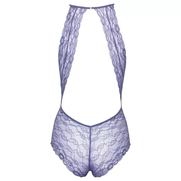 Kissable - Halter Lace Bodysuit (Purple) - L/XL