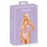 Kissable - Pink Bodysuit with Rose Embroidery