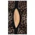Noir - Leopard Print Long-Sleeve Bodysuit (Black) - M