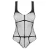 Obsessive B336 - Sheer, Open Net Bodysuit (Black) - Sizes S-L