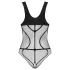 Obsessive B336 - Sheer, Open Net Bodysuit (Black) - Sizes S-L