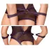 Cottelli Bondage - open body with arm cuffs (black)