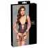 Cottelli Bondage - open body with arm cuffs (black) - M