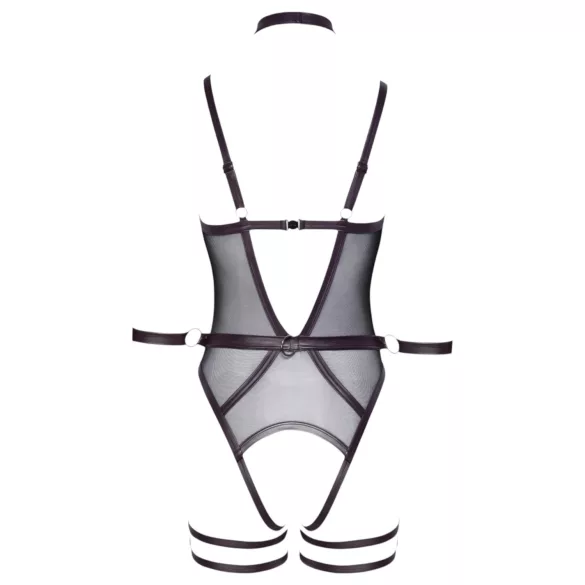 Cottelli Bondage - open body with arm cuffs (black) - XL